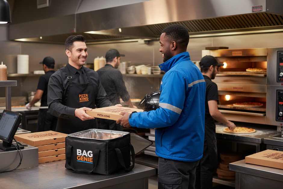 Can you have a bag genie bag sitting on the counter