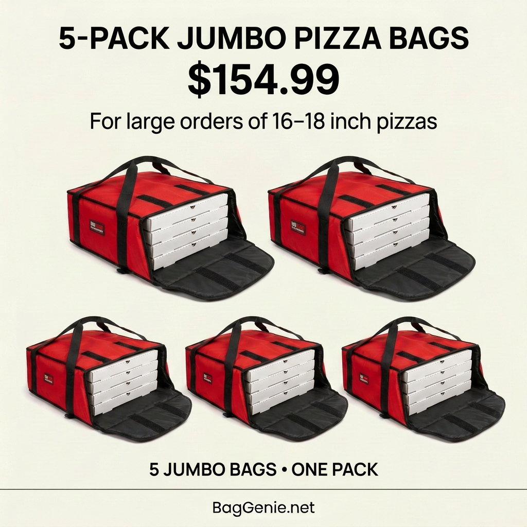 Jumbo pizza bag 5-pack main-image draft