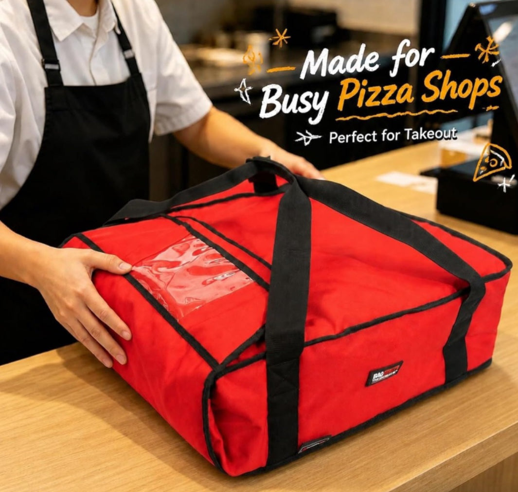 5-Pack Small Pizza Delivery Bag 12