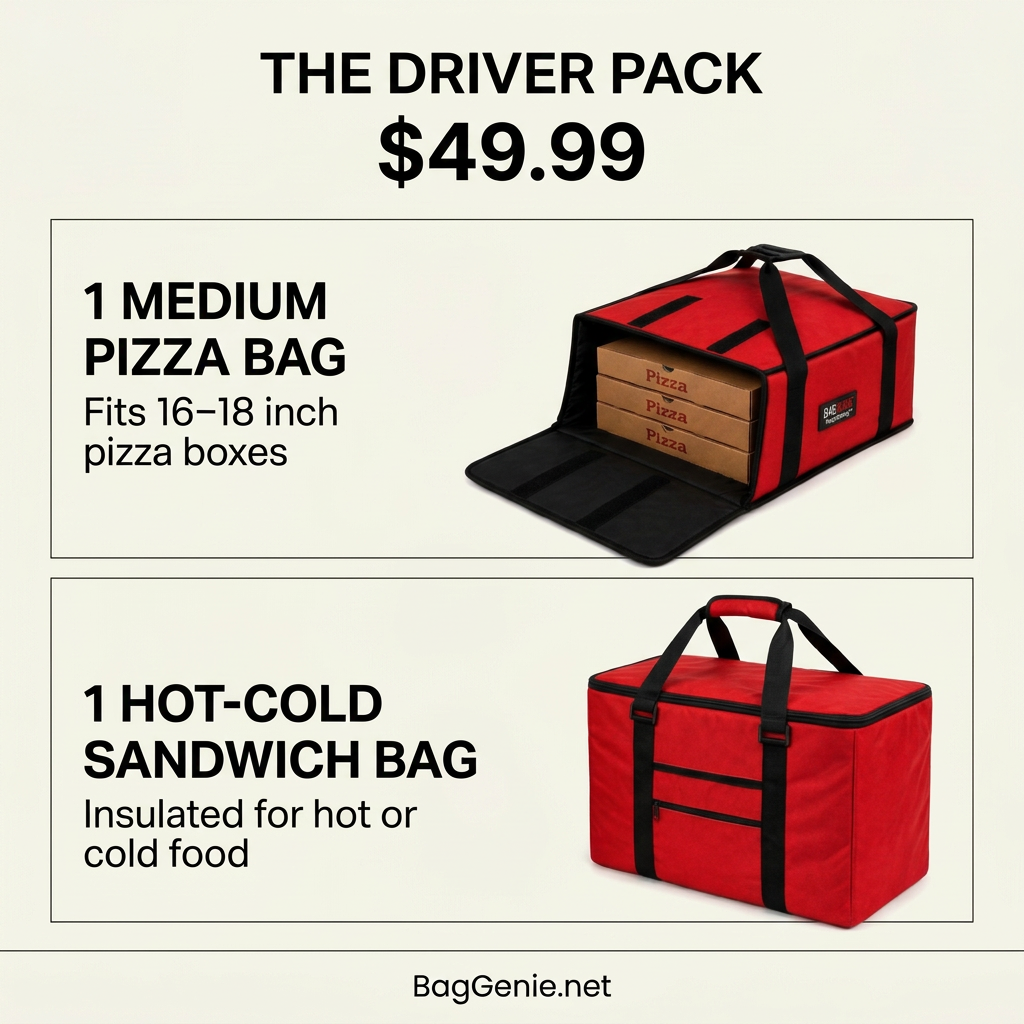 Driver Pack ad based on the current main product photo