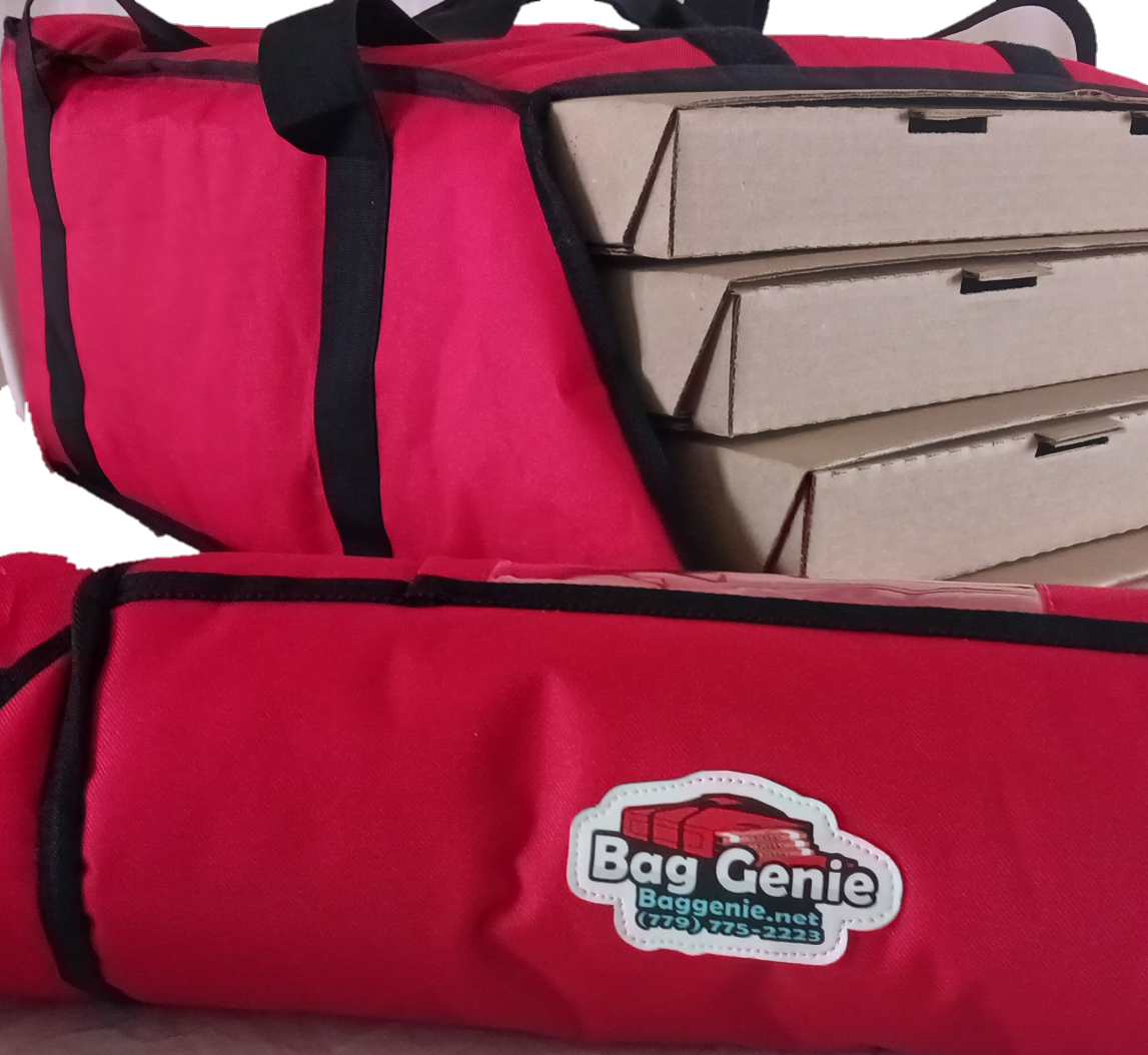10-Pack Medium Pizza Bags | Fits 16-Inch & 18-Inch Boxes
